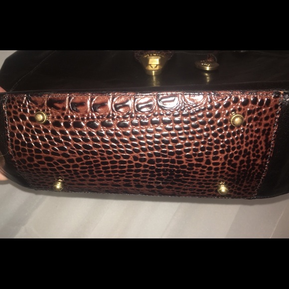 Brahmin Collete With Matching Clutch in Black Tusc - Picture 3 of 8